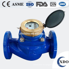 Fábrica precio Multi Jet húmedo tipo agua Meter(flange type), contador de agua Woltman